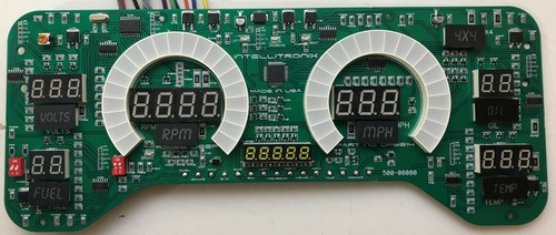 1997-2006 Jeep TJ Digital Dash Panel White LED Gauges Lifetime Warranty - Picture 3 of 7