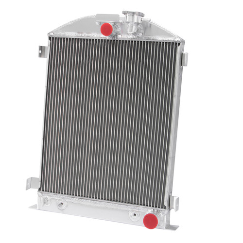 Aluminium Radiator Shell Assembly 3 Row Aluminum Radiator For 1932 Ford Model HI-BOY GRILL SHELLS CHEVY ...