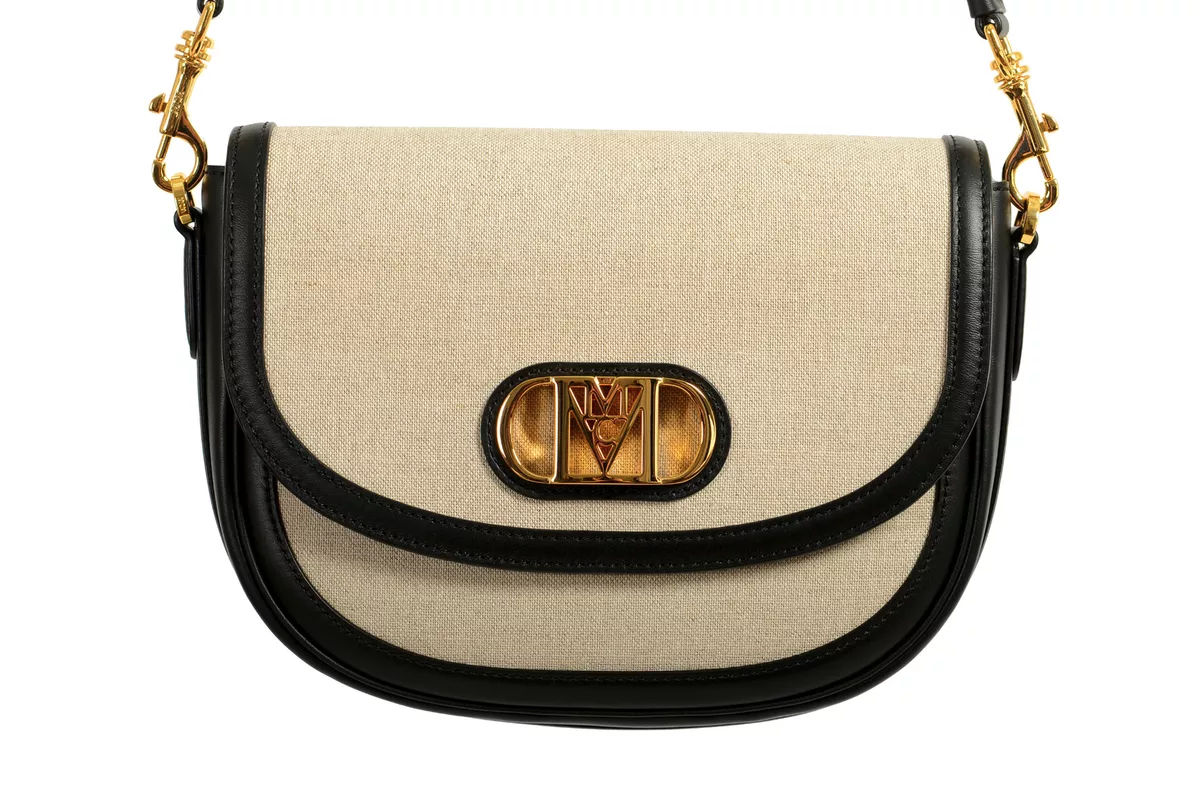 Black mcm crossbody bag hot sale