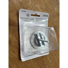 Signature Hardware Faucet Hole Cover in Stainless Steel