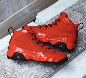 Gs Size 5y 6.5y 7y Nike Air Jordan Retro 9 Chile Red Authentic BlkRed  302359-600 | eBay