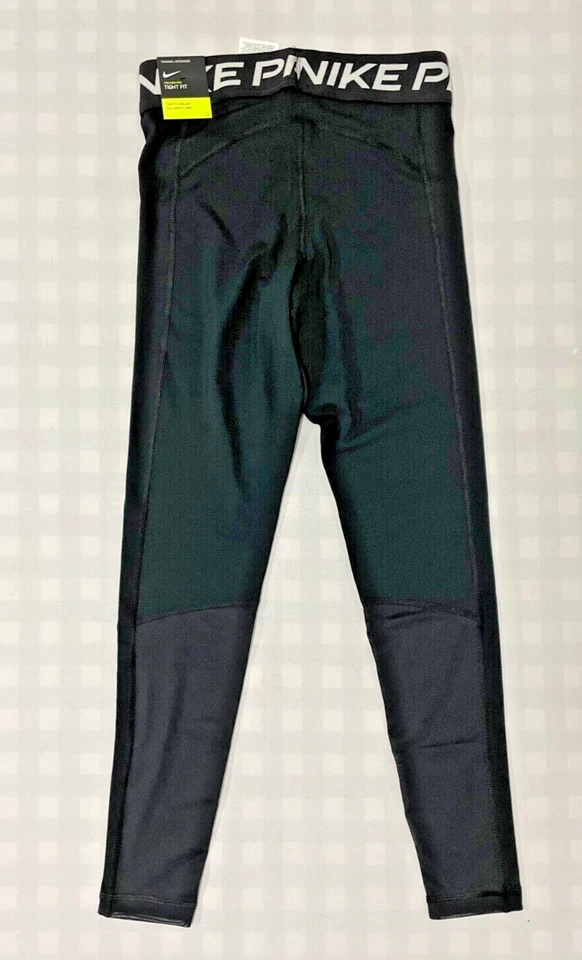 Pantalones de entrenamiento ajustados Nike Pro 7/8 tiro medio panel de malla talla S CZ9779-010 Foto 2 de 4