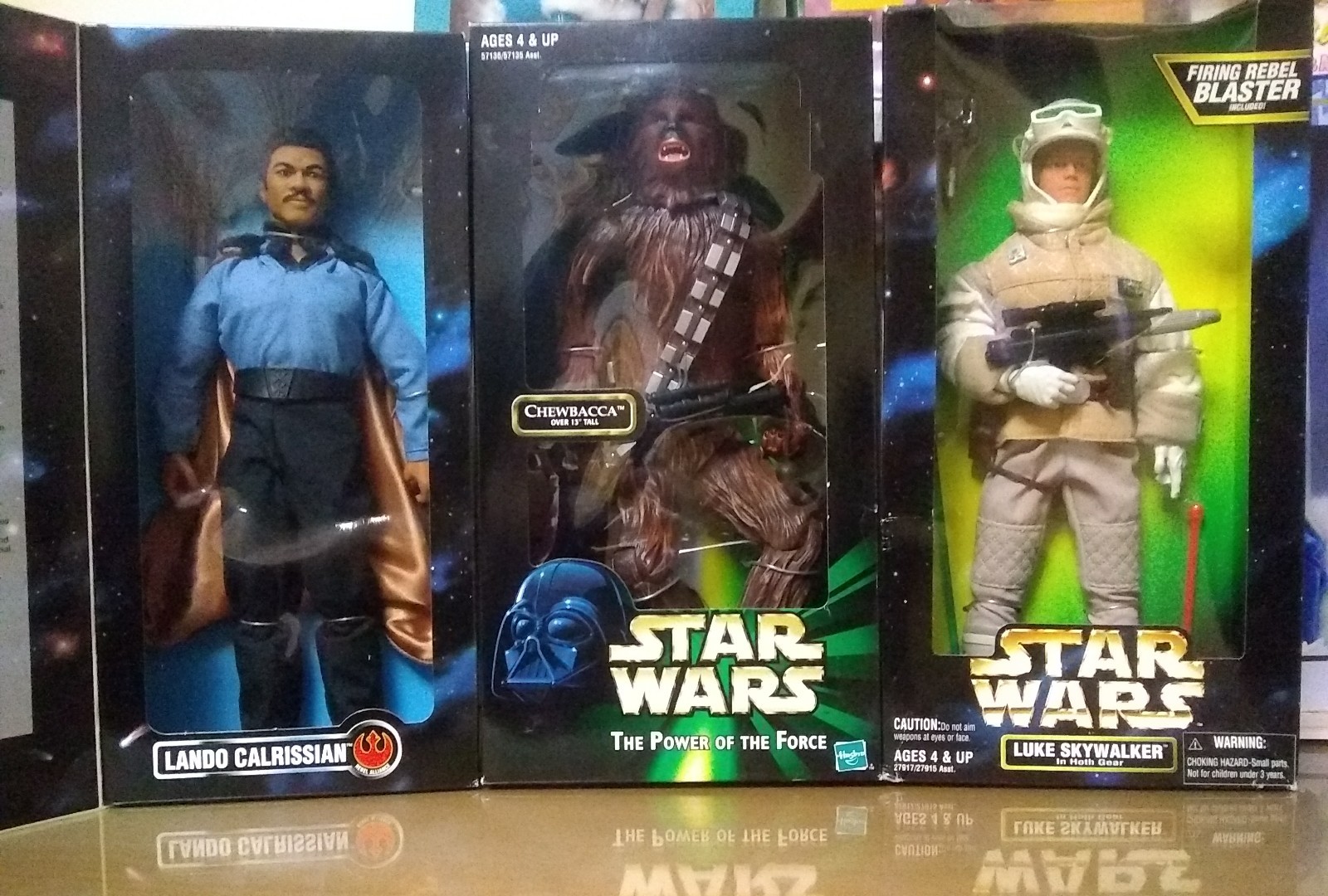Coleccionistas de Estrella Wars Luke, Lando, y personajes de los los los movimientos de Chewbacca. 0af