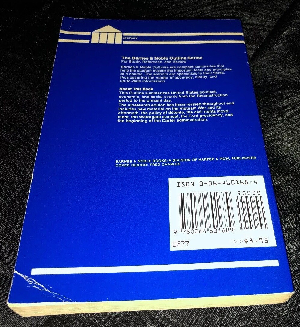 United States Since 1865 John A Krout 19th Edition Barnes Noble