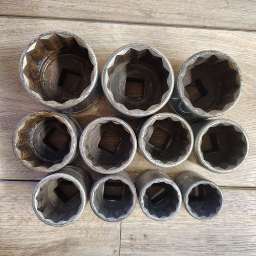 SK Socket Set, 3/4 Drive, 12 Point, 11 Piece SET 1-1/16 - 2 inch - Picture 19 of 22