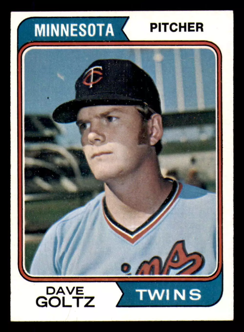 Dave Goltz trading card