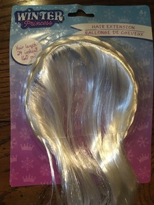 New Girl S Winter Princess Look 24 White Hair Extensions On