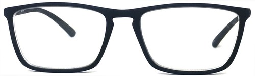 Gafas de lectura para hombre de moda con marco rectangular engomado lentes completas (no bifocales) - Imagen 7 de 16