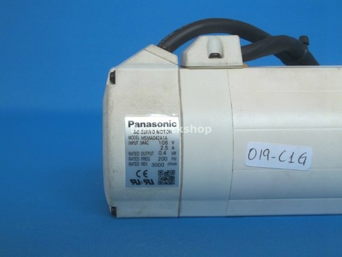 Matsushita Panasonic MSMA042A1A AC Servo 106 V, 3-phase, 2.5A 0.4 KW 3000 rpm - Bild 2 von 3