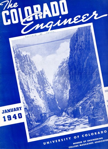 Colorado Engineer Magazine Jan 1940 University College UoC - Picture 1 of 3