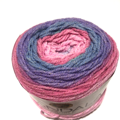Lion Brand Yarns Mandala Sparkle 313 Draco D Lot 627228 Acrylic