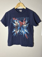 Vintage Spider-Man Youth S Navy Graphic T-Shirt Marvel Comic Tee