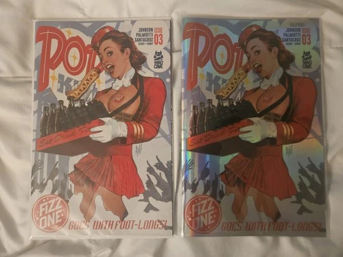 POP KILL #3 ADAM HUGHES VARIANT FOIL + Stadard COVERS NM/ Foil LIMITED TO 100 