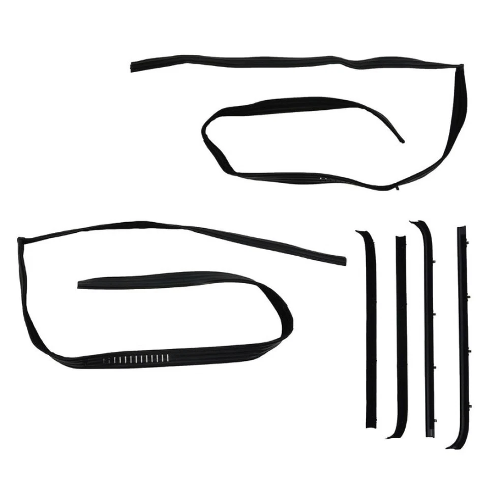 Door Weather Strip Seal 16 Piece Kit Set for Chevrolet GMC Pickup Truck SUV New - Image 2 of 4