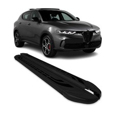 Running Boards Side Step Nerf Bars for Alfa Romeo Tonale 2023-2024 Alu Black