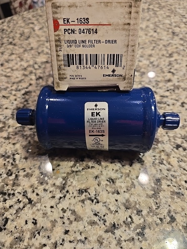 Emerson EK-163S Liquid Line Filter - Drier