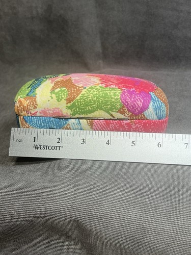 VERA BRADLEY custodia rigida imbottita a conchiglia per occhiali da sole superbloom floreale - Foto 8 di 10