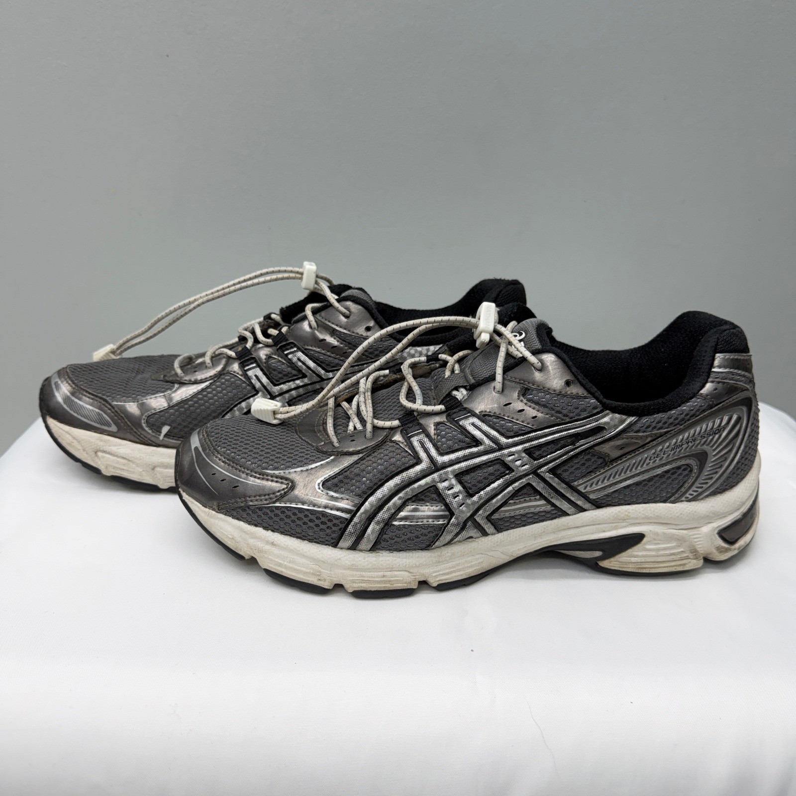 Asics gel 1130 athletic shoes men's 11 T1P4N with Nathan cinch laces thumbnail 2