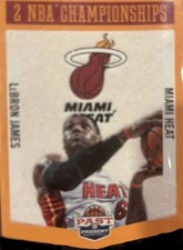2012-13 Panini Past and Present Championship Banners #18 LeBron James