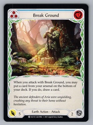 BREAK GROUND (BLUE) ELE133 C FLESH AND BLOOD NM IAIN MIKI''%