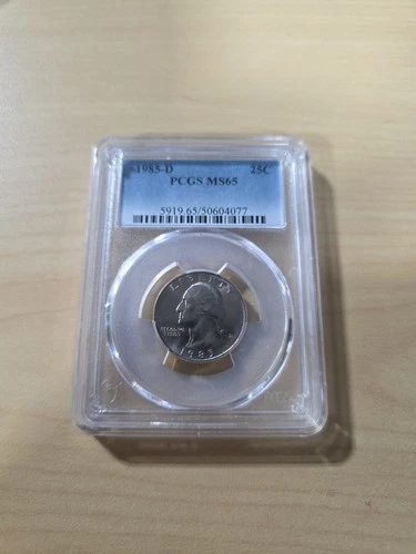 1985-D Washington Quarter — photo from another recent sale