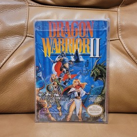 Dragon Warrior ll (2) Nintendo NES Complete in Box CIB Box Protector