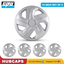 4pcs 14 15 16 17 Hub Caps For Toyota Corolla Chevy Universal Wheel Covers