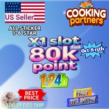 COOKING PARTNER Available🔥Monopoly Stickers Go 1⭐-6⭐ CHEAPEST🔥 SUPER FAST⚡24/7