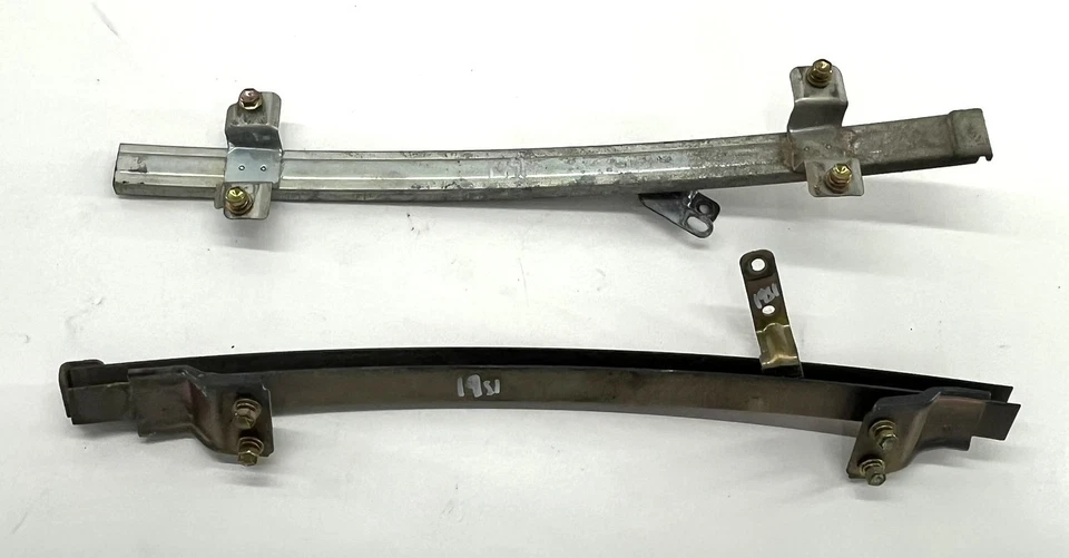 1996-2002 TOYOTA 4RUNNER Rear Liftgate Window Glass Track Channel Rails w/Slides - Image 3 of 4