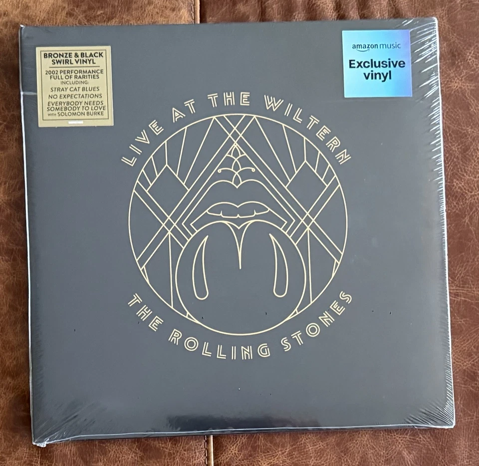 The Rolling Stones~Live At The Wiltern 3xLP, Bronze/Black Swirl Colored Vinyl - Image 2 of 4