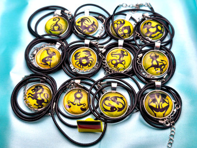 Sternzeichen Anhänger mit Lederhalsband das Ideale Geschenk  zum Geburtstag