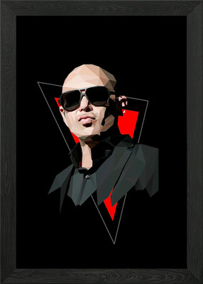 Rapper gerahmtes Wandbild Poster Leinwanddruck Bild