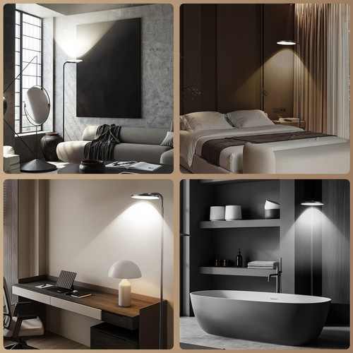 LED Floor Lamp – 36W Super Bright Standing Lamp with Remote & Touch Control, ... - Picture 7 of 7