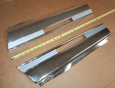 Nos 76-77 Chevy Monte Carlo Lower Rear Quarter Panel Rocker Molding Pair Rh Lh
