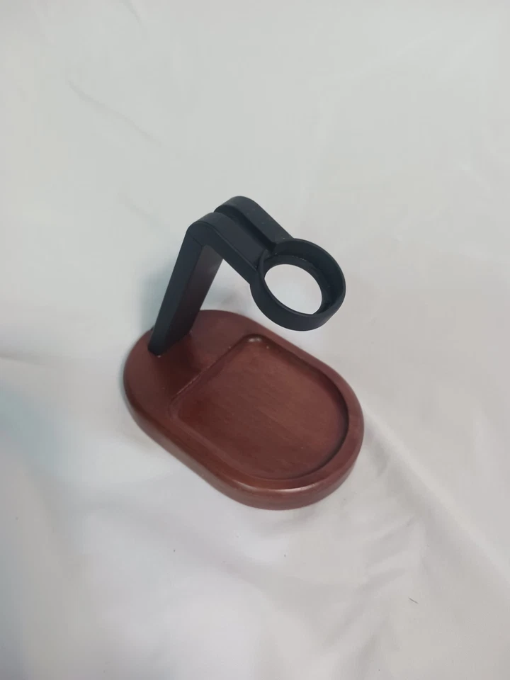 NUEVO Soporte de Carga para Reloj Heyday - Base Madera Nogal Foto 2 de 4