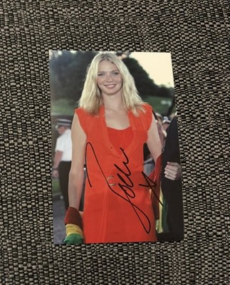 JODIE KIDD - TV PERSÖNLICHKEIT & MODE MODEL SIGNIERT 6X4 FOTO