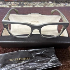 Rare Authentic Oliver Peoples OV5332U 1549 RYCE 51mm Gray Horn Glasses Italy