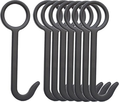 AR500 Steel Target Hanging Shooting Hanger DIY Assembly 8 Hooks Black 