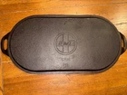Griswold "ERIE" #7 Oval Griddle P/N 711 Slant Logo