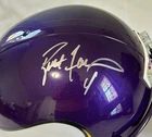 Brett Favre Minnesota Vikings Helmet Signed Riddell COA & Photo