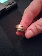 Vintage Sterling Silver 925 Boma Ring 5.19g 3/8" Wide Size 7