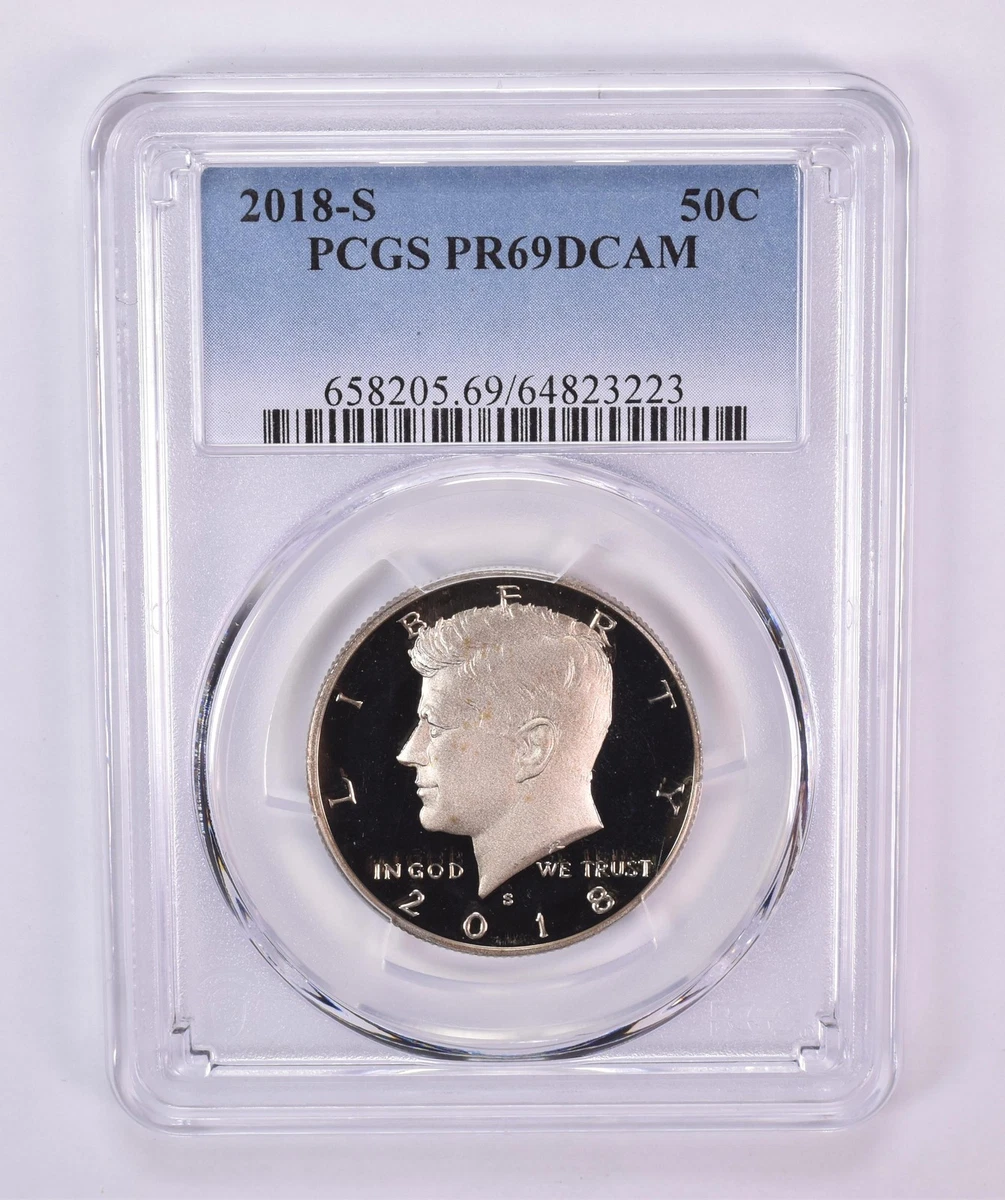 25+ PCGS Certified PR 69 Graded US Half Dollar Coins for sale