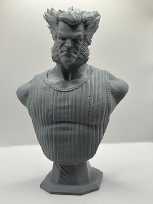 Marvel Comics Logan Wolverine X-Men 3D-gedruckte Büste Fan Art Sammlerstück