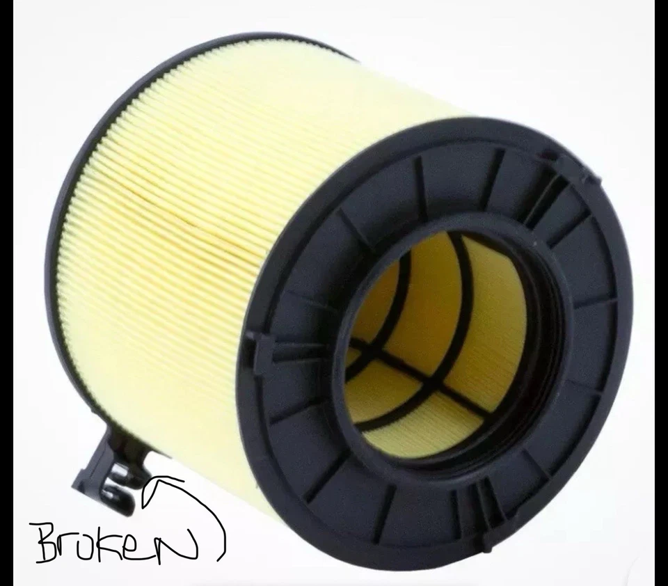 Filtro de aire Mann C17013 defectuoso nuevo para Audi A4 2015-2019 Foto 2 de 4