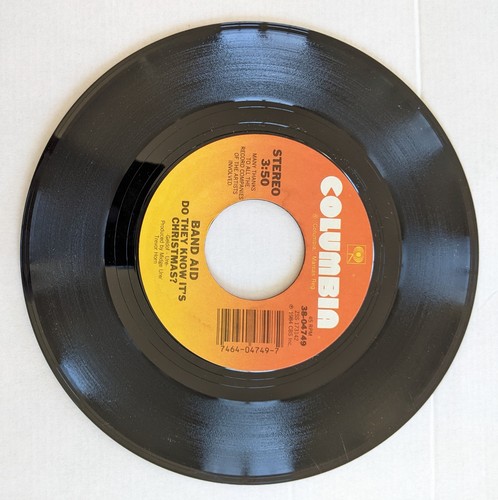 Band Aid Do They Know It's Christmas & Fed The World Year 1984 Record Single USA - Bild 9 von 16