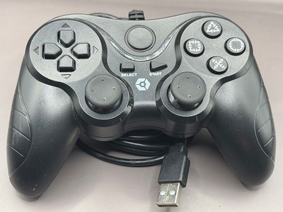 Gioteck VX3 Wireless PlayStation 3 PS3 Controller Black USB Tested Works Great