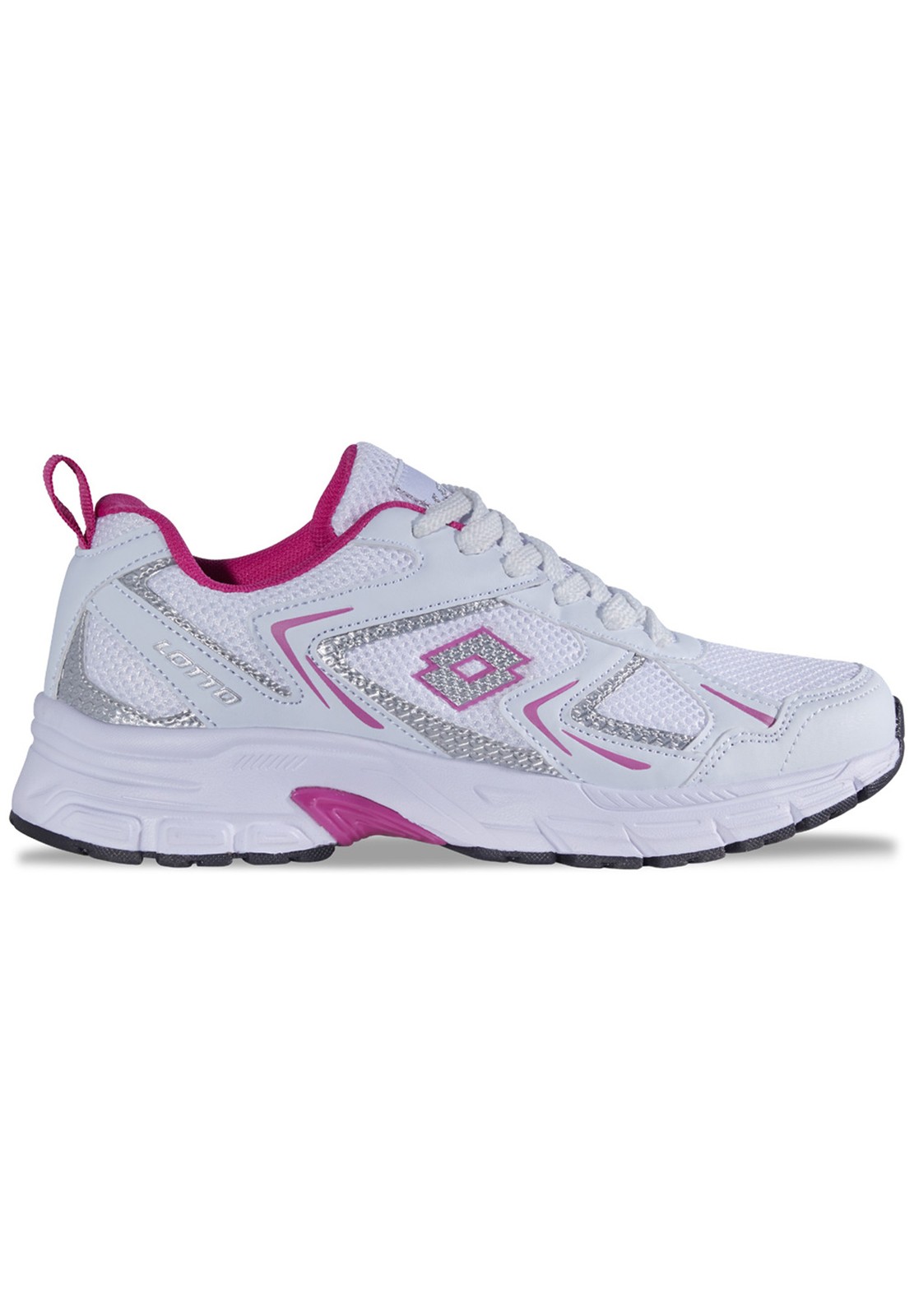 Lotto KITAURA Damen Sneaker Low Top Schuhe 2400010U 1040 White/Pink