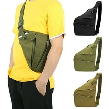 Tactical Shoulder Sling Pistol Pouch Chest Pack Bag Concealed Carry Gun Holster