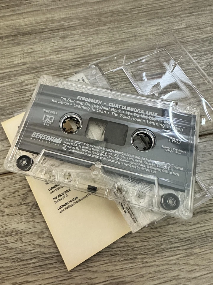 Vintage Kingsmen Cassette Chattanooga Live Digitally Remastered Gospel Tape 1993 - Image 4 of 4