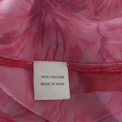 Joop & Gypsy Top Womens Size 12 Pink Off Shoulder Holiday Resort Colourful Boho - Picture 5 of 8
